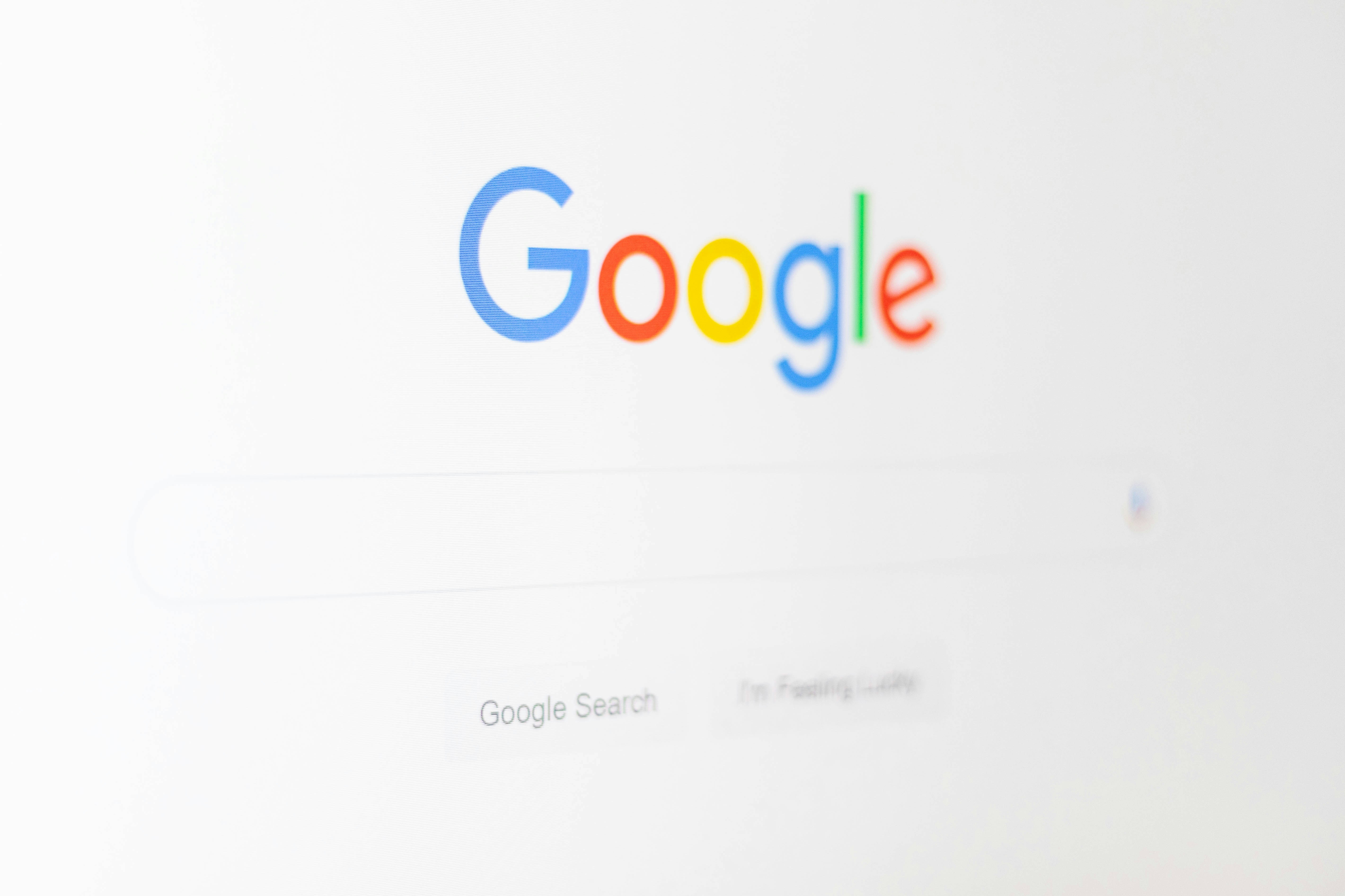 google search landing page
